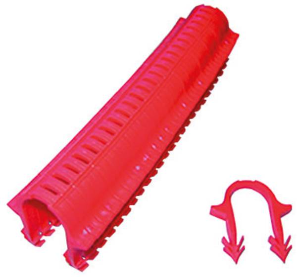 COSMO Tackerclips thermoverklebt rot Karton = 500 Stück